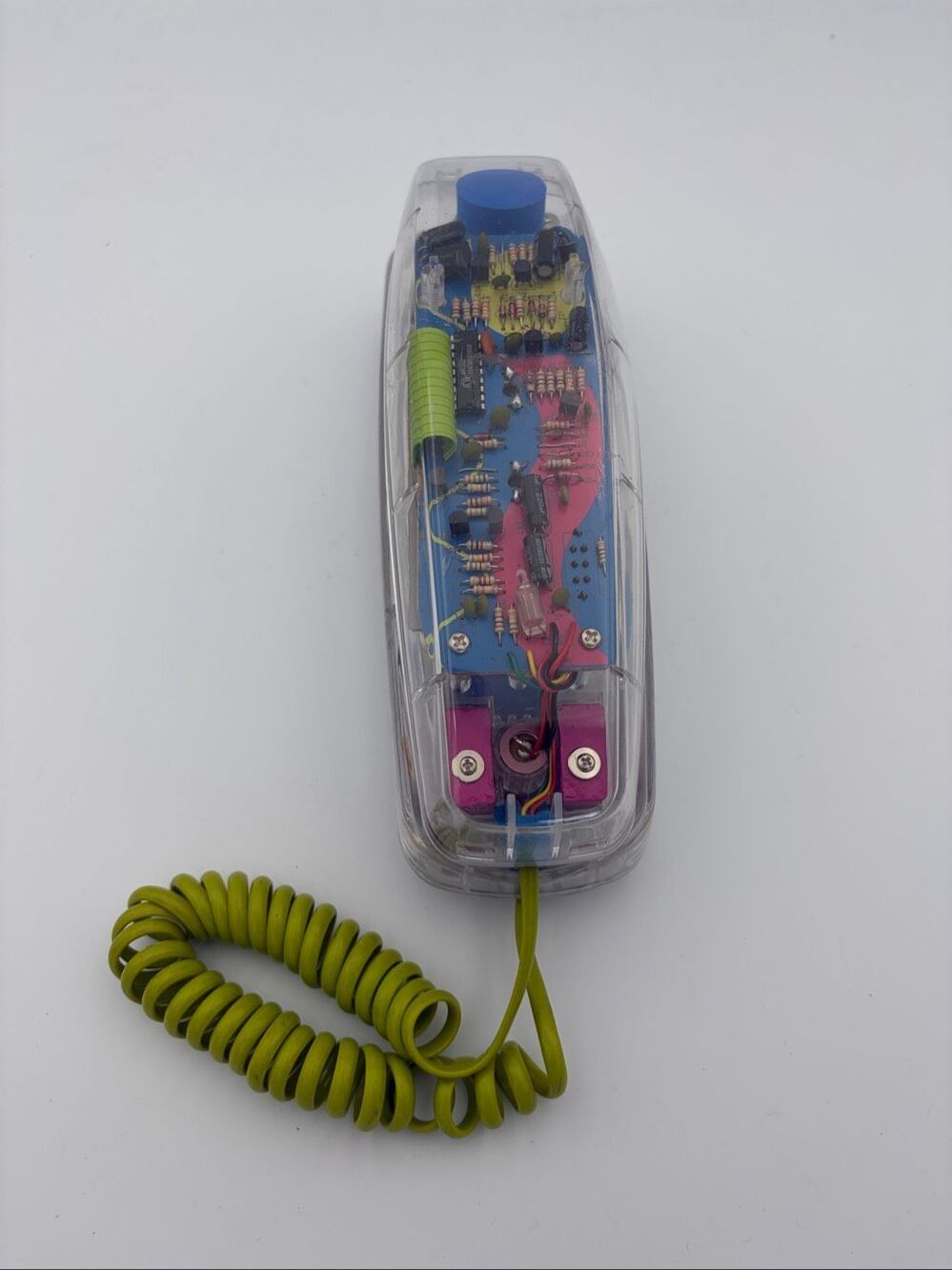 VINTAGE CONAIR SW205 CLEAR NEON BRIGHTS LANDLINE HOME TELEPHONE
